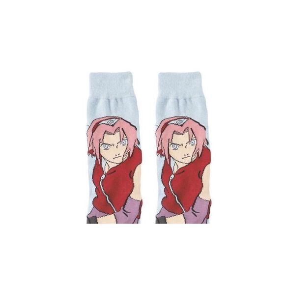 Sakura Haruno Anime Socks - Naruto Shippuden Merchandise - Picture 3 of 4